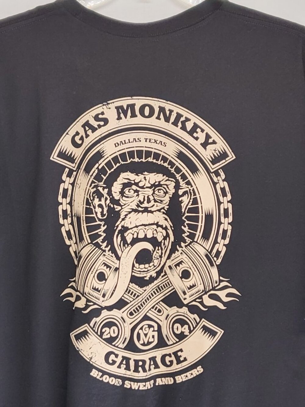 Gas Monkey Garage T Shirt Mens 3XL Graphic Short Sleeve Black 100% Cotton